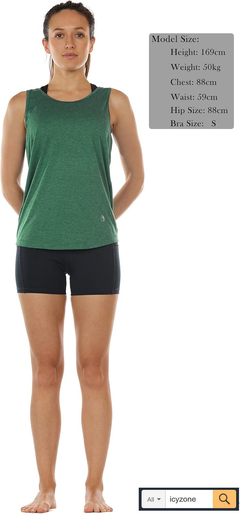 Women'S Open Back High Neck Workout Athletic Gym Tank Tops