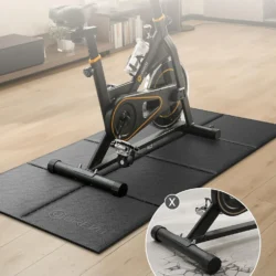 Foldable Treadmill Mat, Exercise Bike Mats for Home Gym Workout, Waterproof Non-Slip Exercise Equipment Mat Floor Protector for Indoor Cycles, Rowing Machine, Elliptical - Image 5