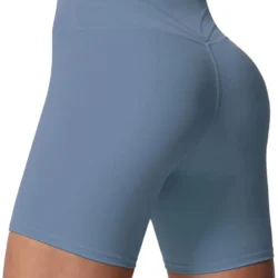 Trinity Workout Biker Shorts for Women Tummy Control High Waisted Exercise Athletic Gym Running Yoga Short 6" - Image 7