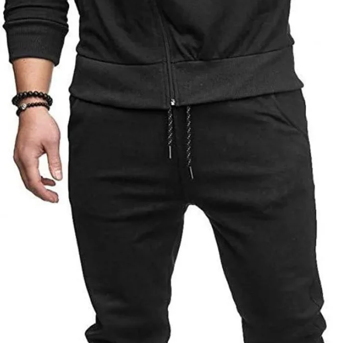 Mens Tracksuit 2 Piece Sweatsuit Sets Casual Hoodie Jogging Athletic Suits
