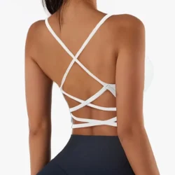 Women Cross Strap Sports Bra Top Women Push up Sport Bra Yoga Gym Crop Top Brassiere Fitness Top Sport Bra Breathable Bras - Image 7