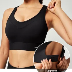 Sports Bras for Women High Support High Impact Sports Bras for Women Large Bust Push up Racerback Workout Running Bra - Image 5