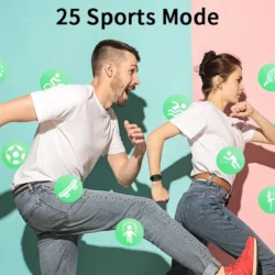 Smart Watch for Men Women, Fitness Tracker Heart Rate/Sleep Monitor, Fitness Watch Step/Calorie Counter, 25 Sport Modes IP68 Waterproof Activity Trackers, Smartwatch for Android Ios - Image 10