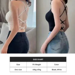 Women Cross Strap Sports Bra Top Women Push up Sport Bra Yoga Gym Crop Top Brassiere Fitness Top Sport Bra Breathable Bras - Image 2