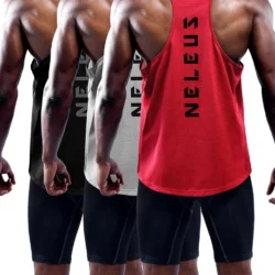 Men'S 3 Pack Dry Fit Y-Back Muscle Tank Top