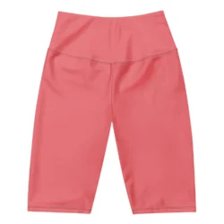 Women Pink MF Biker Shorts - Image 6