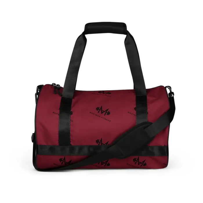 Garnet small duffle back All-over print gym bag