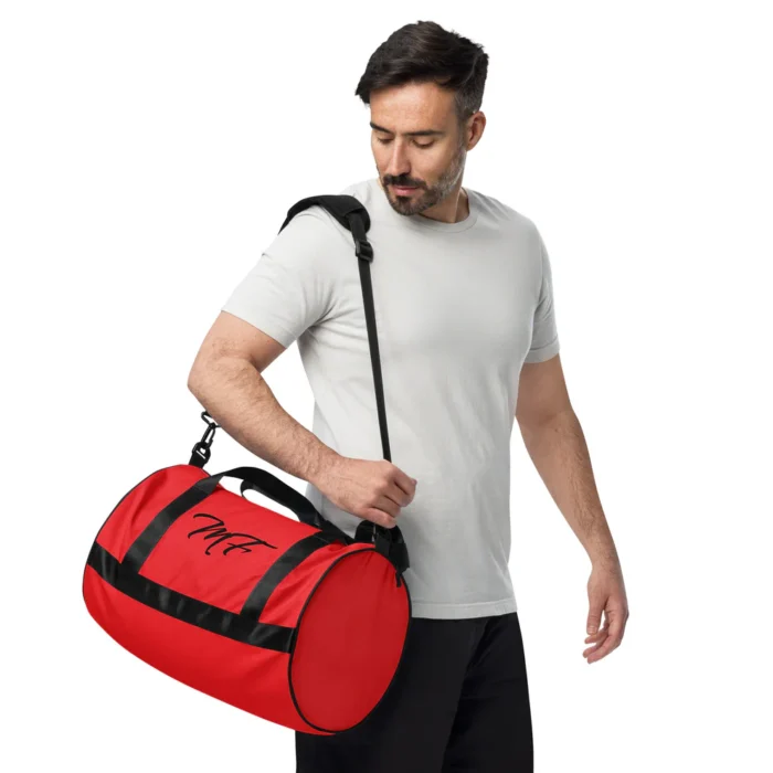 Red Small MF All-over print gym bag