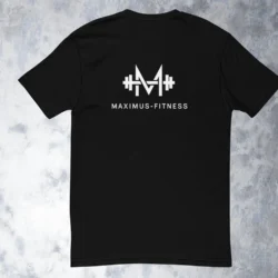 Black Fitted Maximus Short Sleeve T-shirt - Image 2
