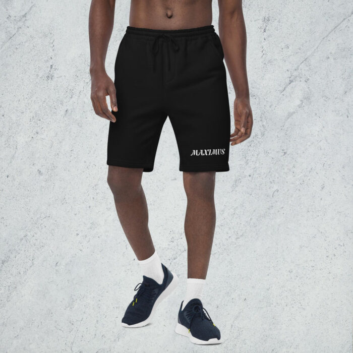 Black Maximus Men's fleece shorts