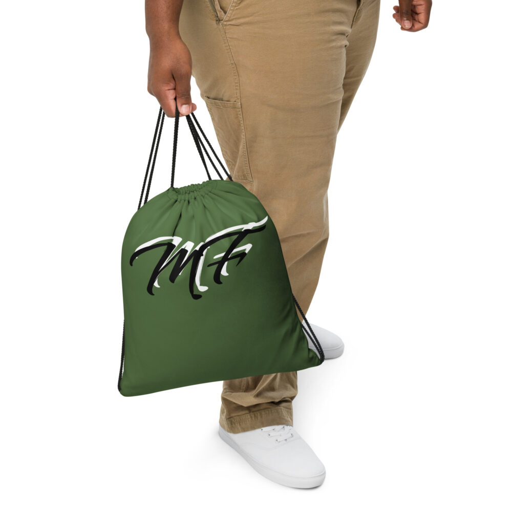 Green MF Drawstring bag - Image 2