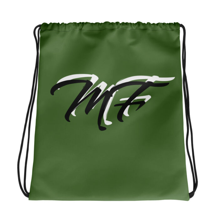 Green MF Drawstring bag