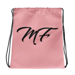 Pink MF Drawstring bag - Image 3