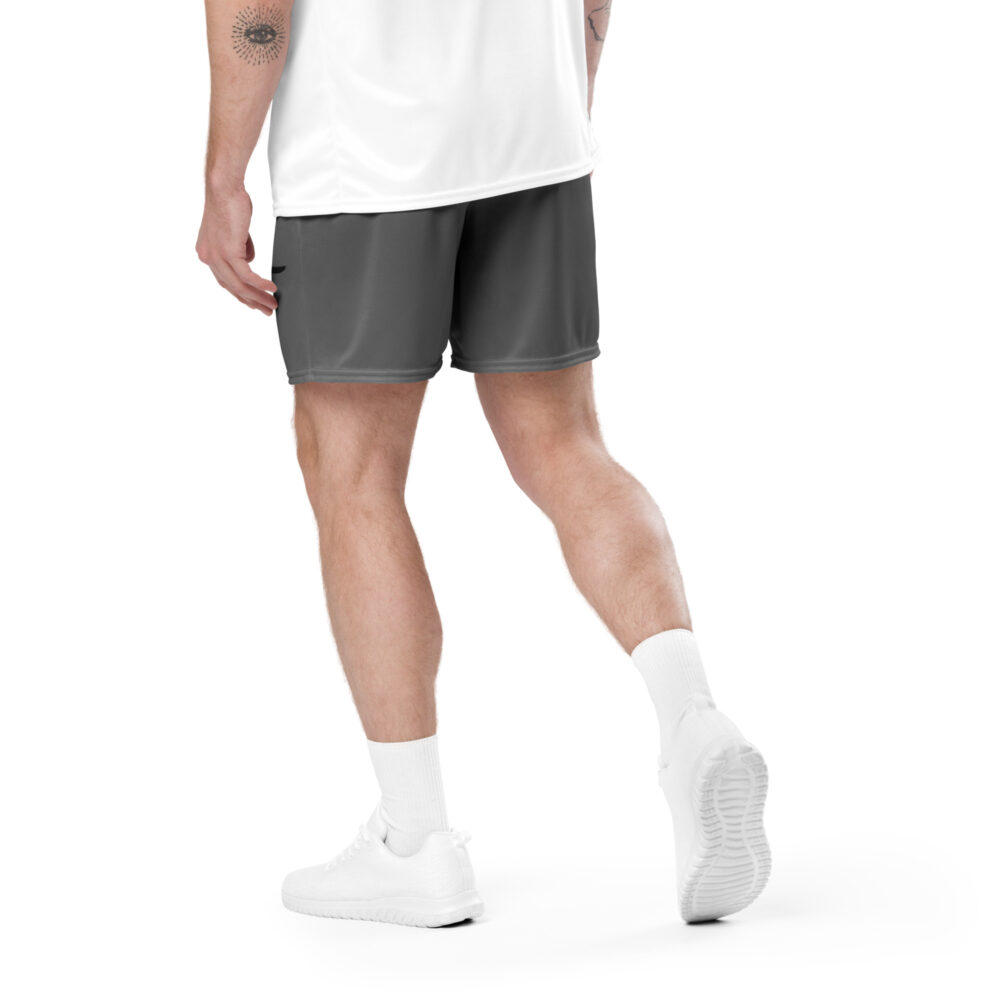 Gray MF mesh shorts - Image 3