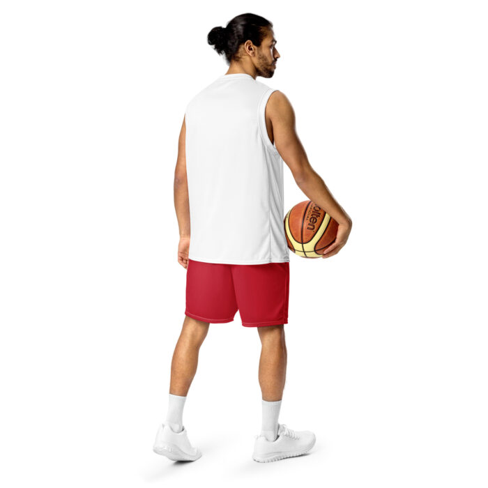 Red MF mesh shorts