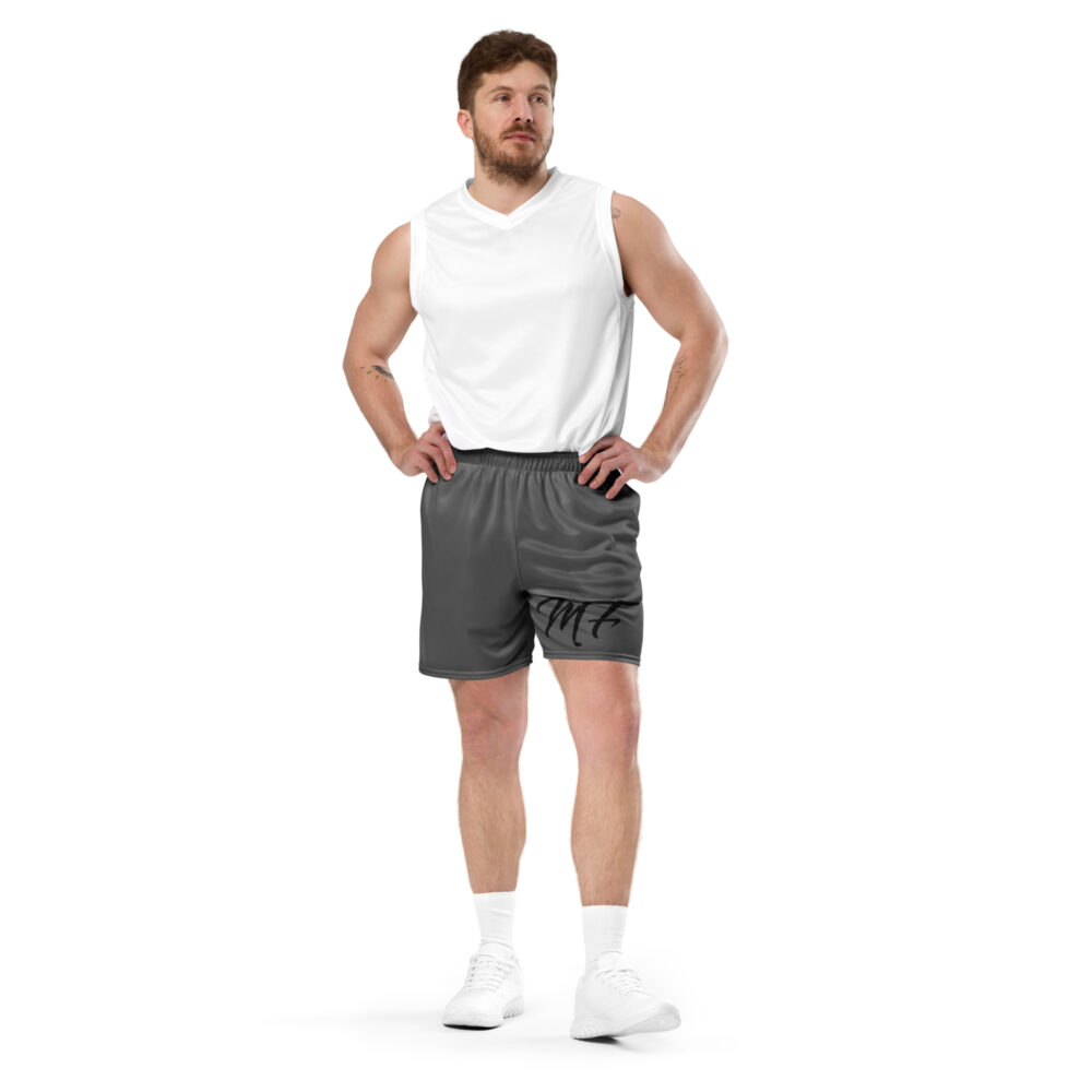 Gray MF mesh shorts - Image 2