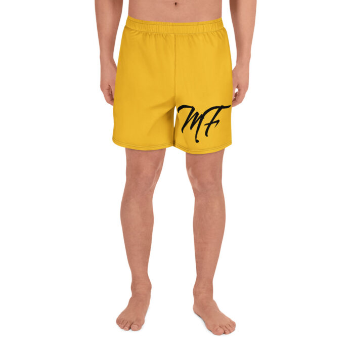 Yellow & Black MF Athletic Long Shorts