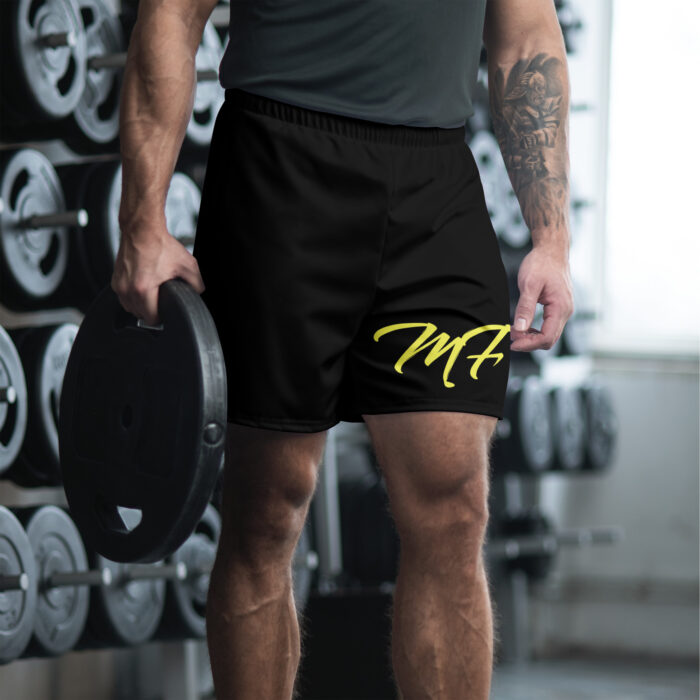 Black & Yellow MF Athletic Long Shorts