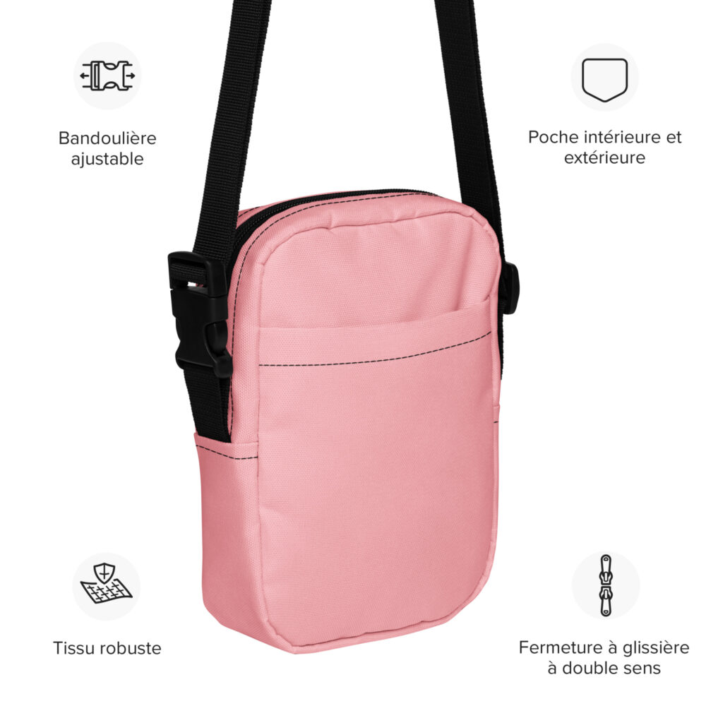 Maximus-Fitness Pink Utility crossbody bag - Image 3