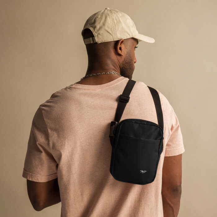 Black MF Utility crossbody bag