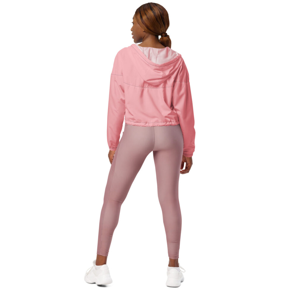 Pink MF Women’s cropped windbreaker - Image 4