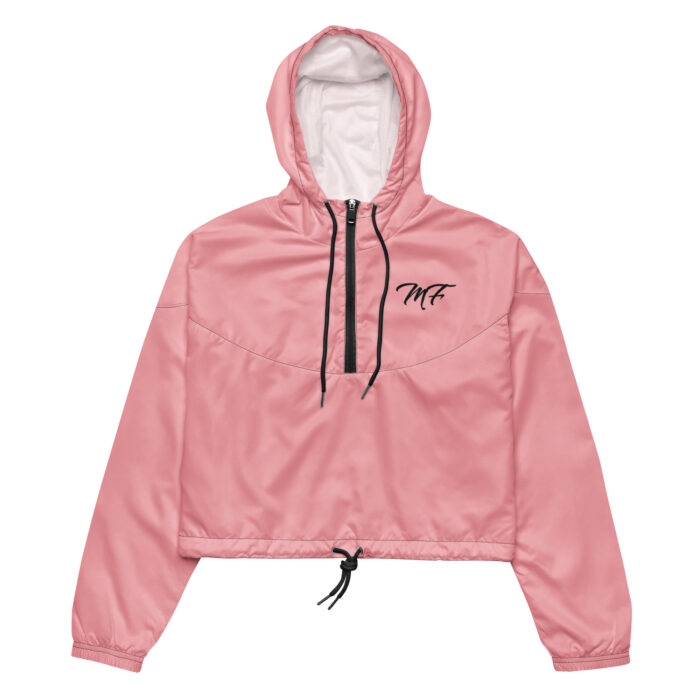 Pink MF Women’s cropped windbreaker