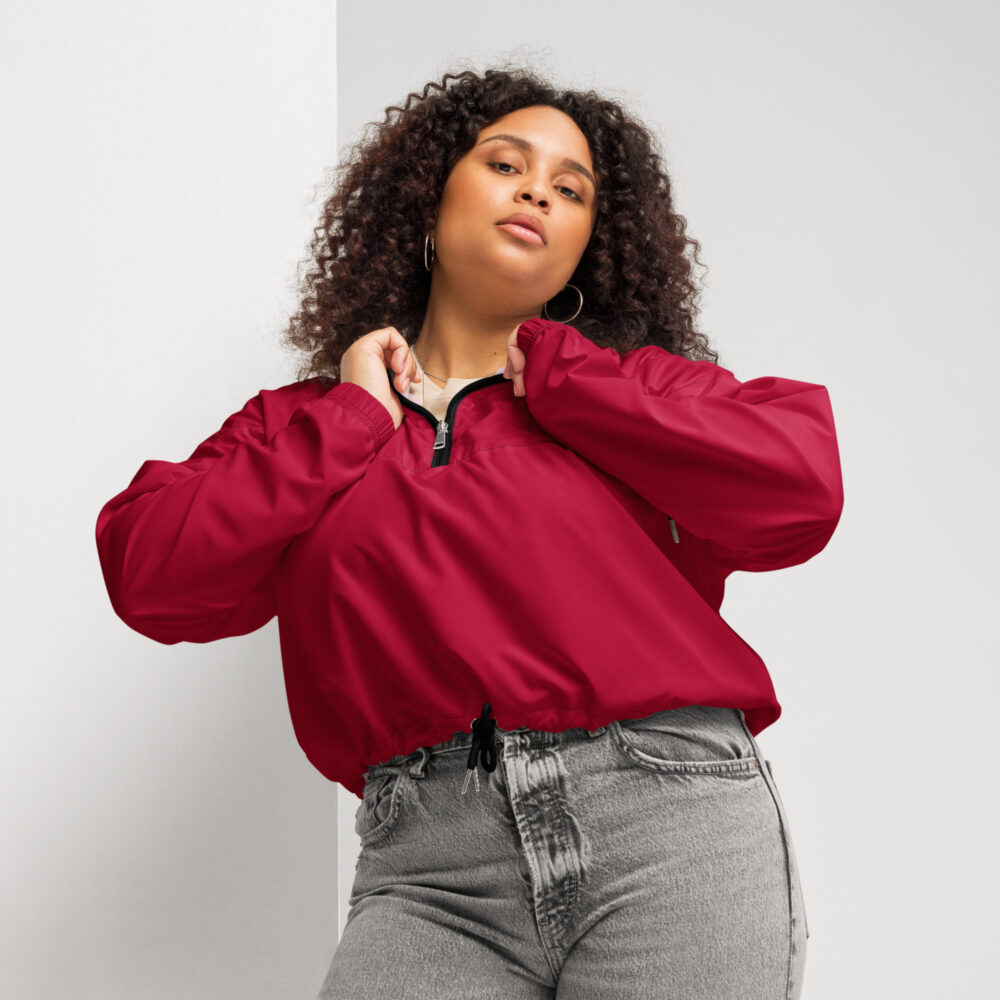 Garnet MF Women’s cropped windbreaker - Image 3