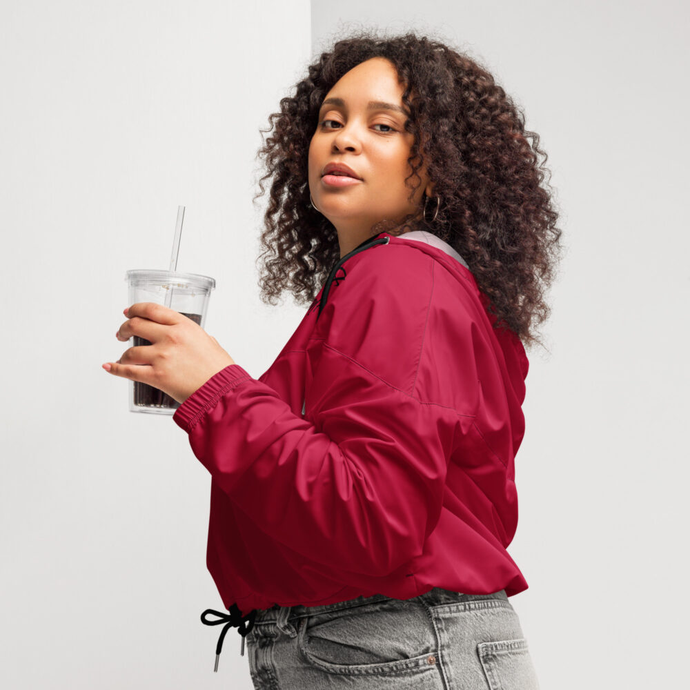 Garnet MF Women’s cropped windbreaker - Image 4