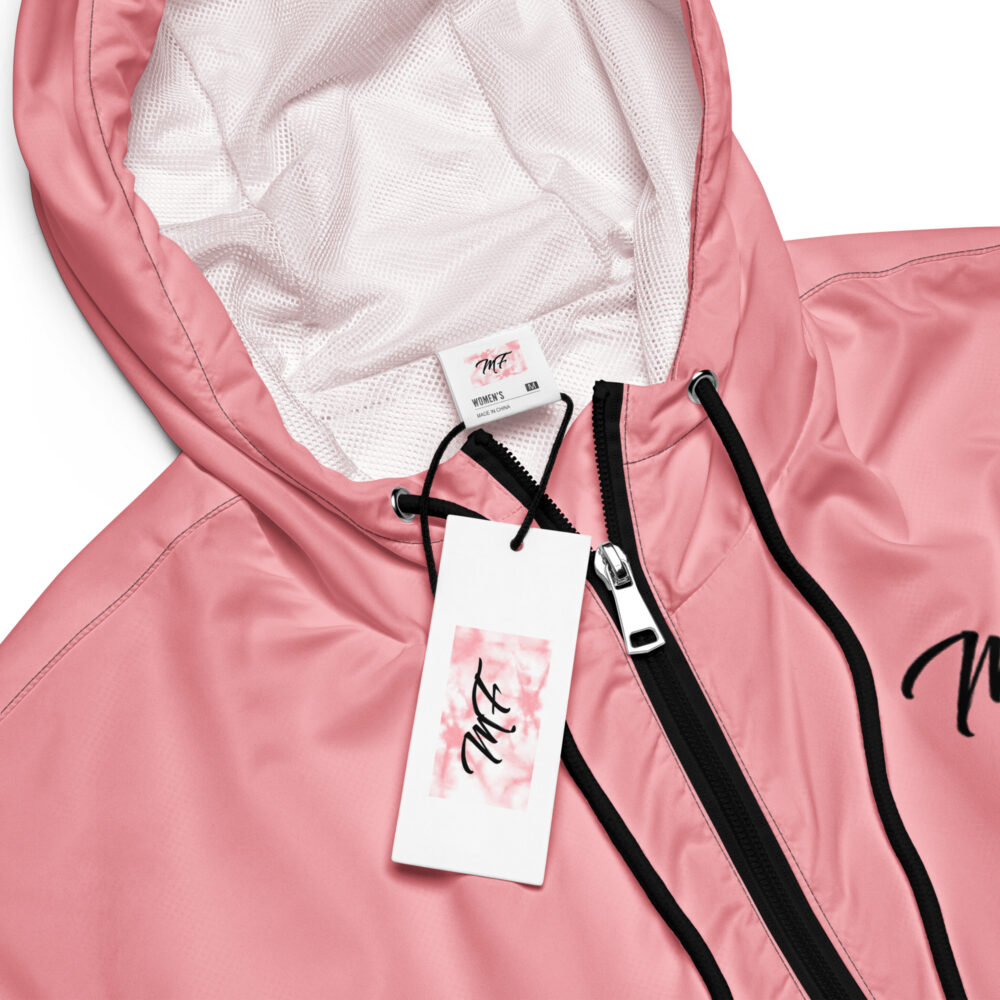 Pink MF Women’s cropped windbreaker - Image 7