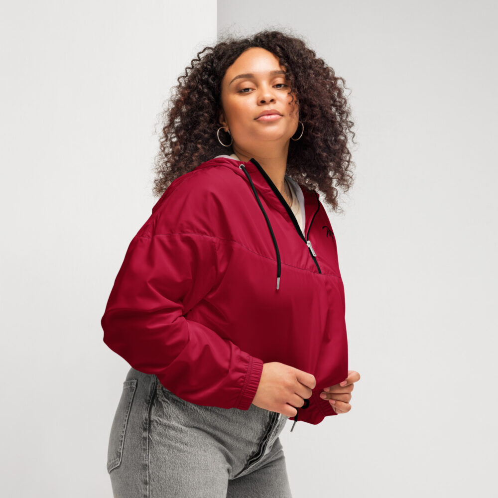 Garnet MF Women’s cropped windbreaker - Image 6