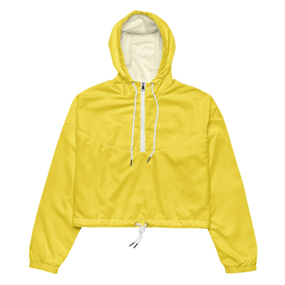 Yellow MF Women’s cropped windbreaker - Image 5