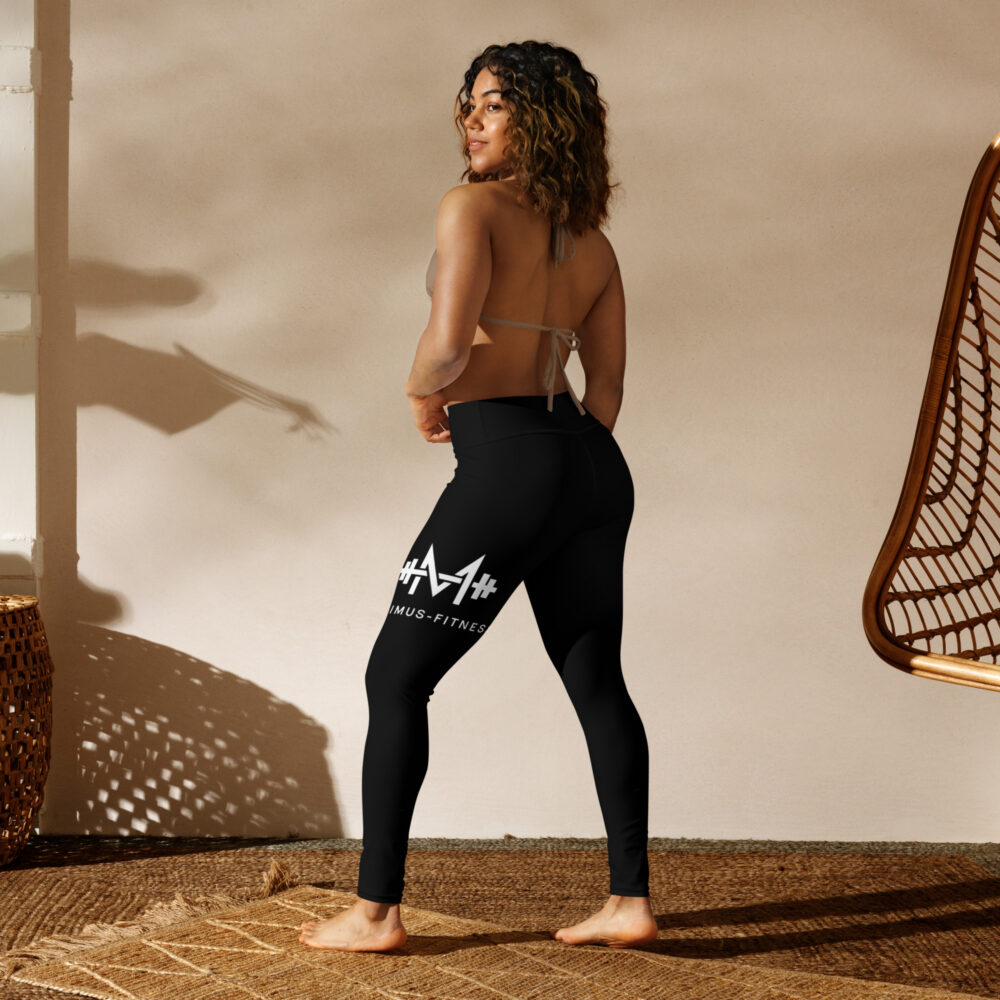 Black Maximus-Fitness Yoga Leggings - Image 2