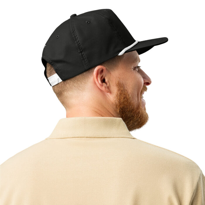 Black MF Golf rope cap