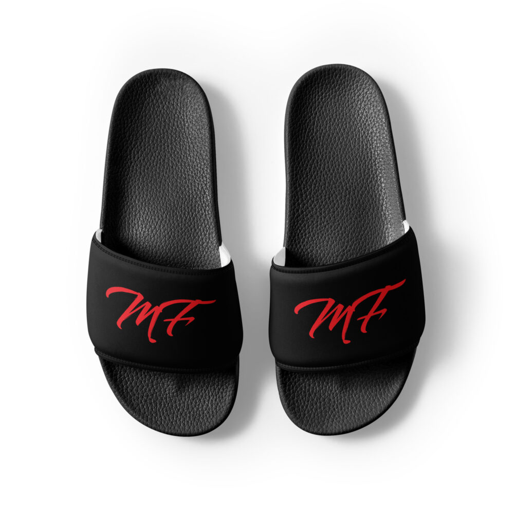 Black & Red MF Men’s slides - Image 6