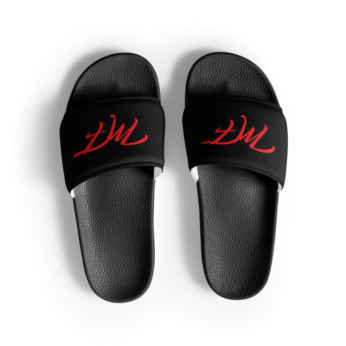 Black & Red MF Men’s slides