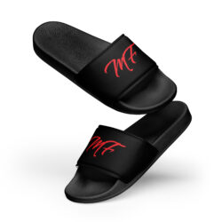 Black & Red MF Men’s slides - Image 4