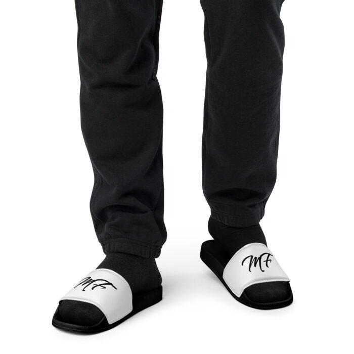 White & Black MF Men’s slides