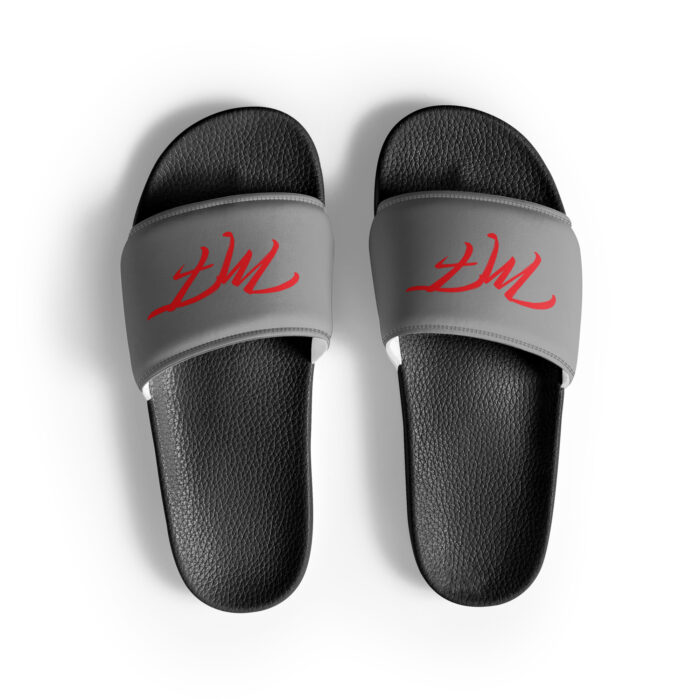 Gray & Red MF Men’s slides
