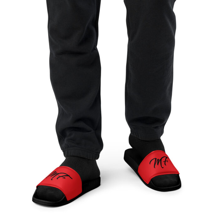 Red & Black MF Men’s slides
