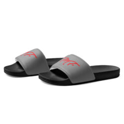 Gray & Red MF Men’s slides - Image 7