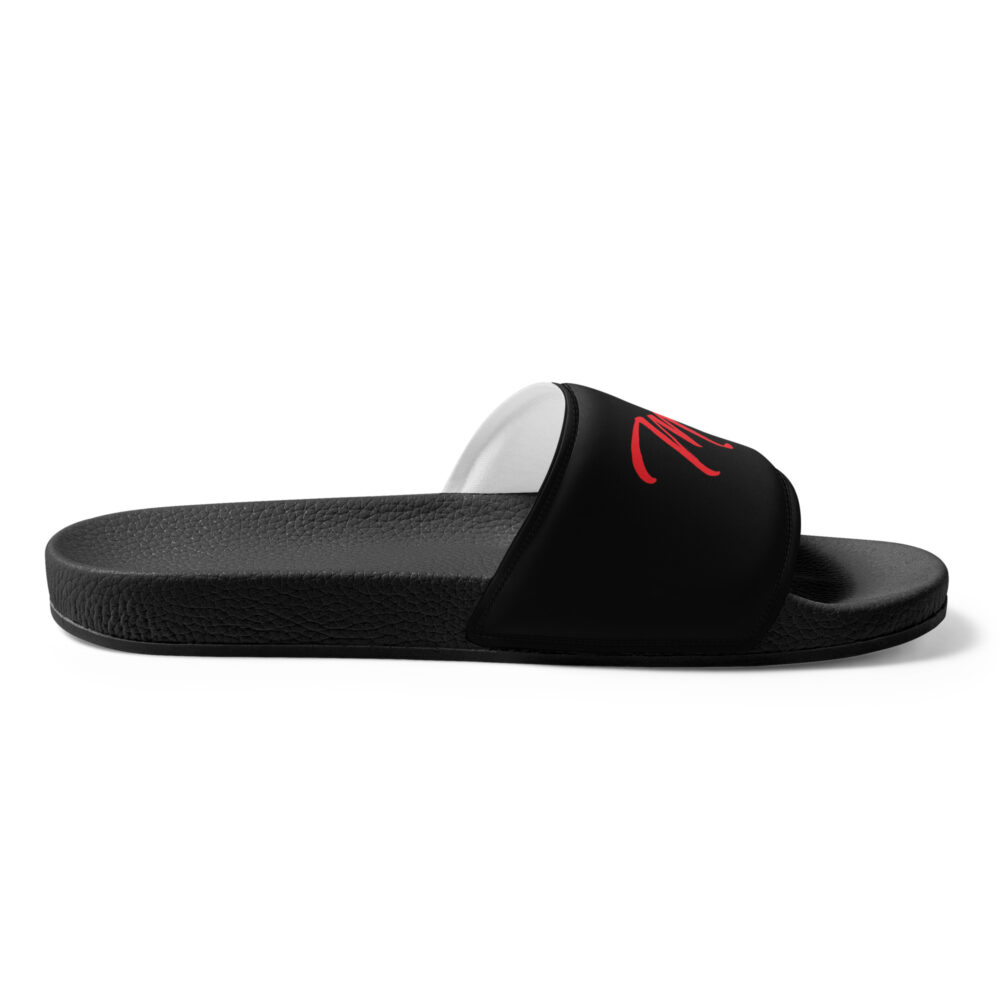 Black & Red MF Men’s slides - Image 2