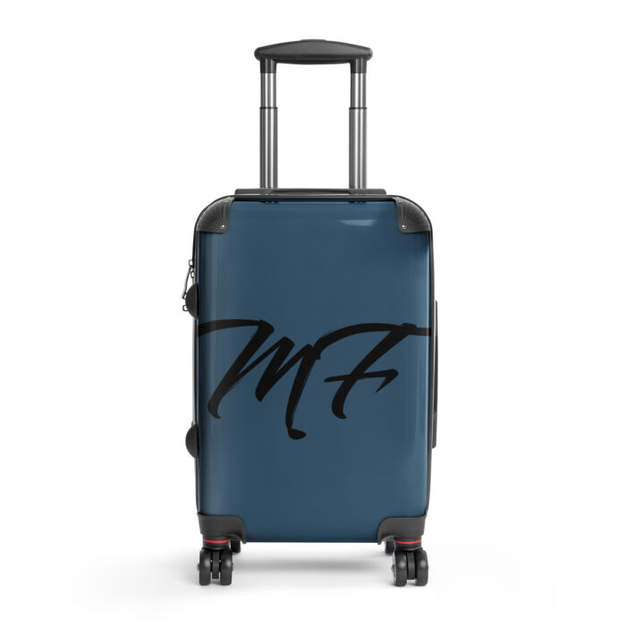 Blue MF Hard-shell suitcase