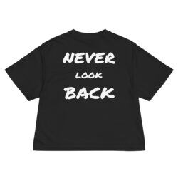 MF Never Look Back Women’s heavyweight boxy tee - Image 3