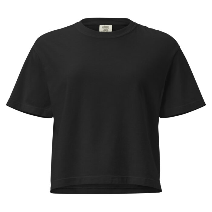 RAISING THE BAR Women’s heavyweight boxy tee