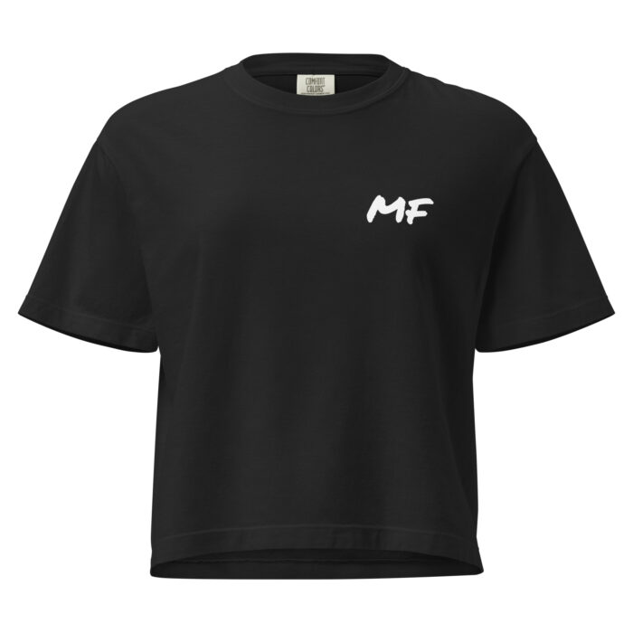 MF Never Look Back Women’s heavyweight boxy tee