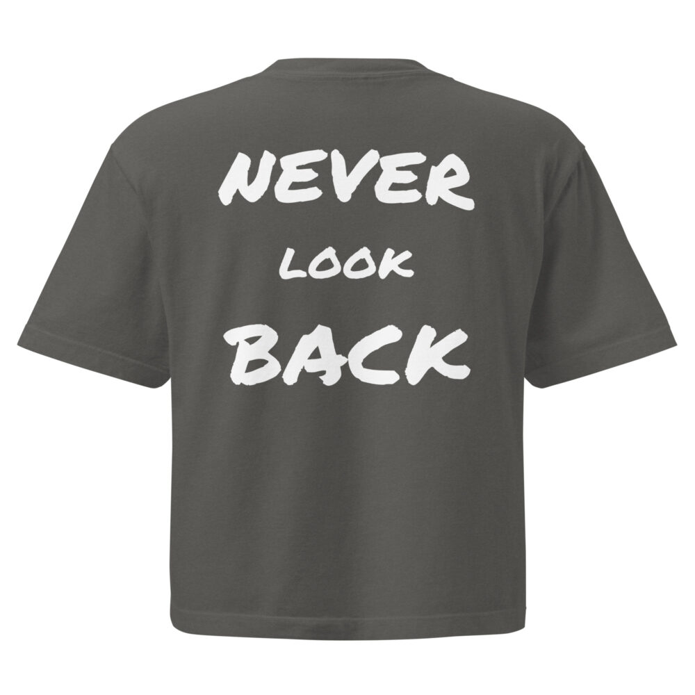 MF Never Look Back Women’s heavyweight boxy tee - Image 12