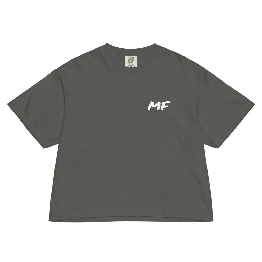 MF Never Look Back Women’s heavyweight boxy tee - Image 5