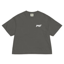 MF Never Look Back Women’s heavyweight boxy tee - Image 5