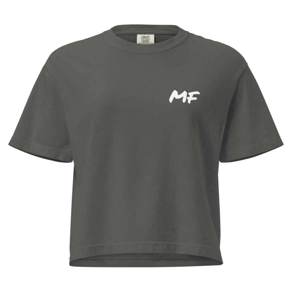 MF Never Look Back Women’s heavyweight boxy tee - Image 11