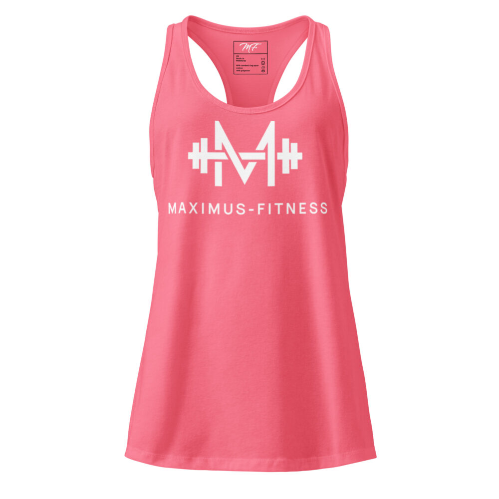 Maximus-Fitness Women’s fitted racerback tank top - Image 3